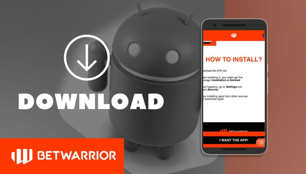Betwarrior Brasil instruções de download do aplicativo