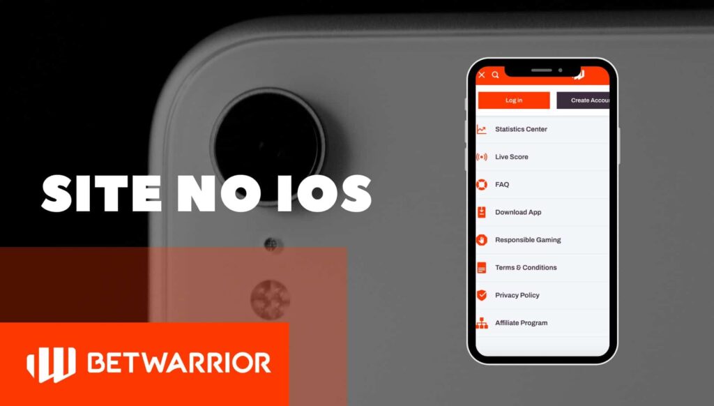 Site para apostar em dispositivos ios Betwarrior Brasil
